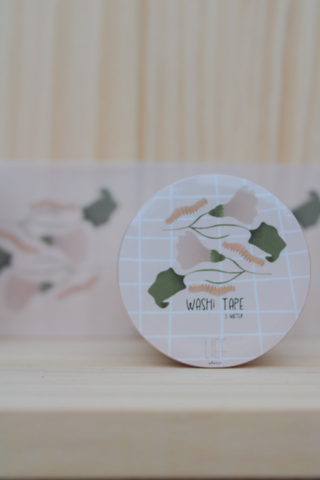 Ansicht Washi tape in schöner Verpackung